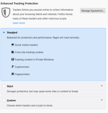 content blocking in firefox quantum
