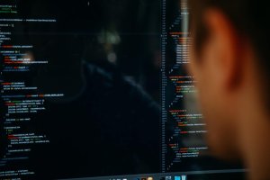 developer coding screen
