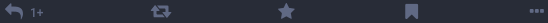engagement bar of mastodon posts