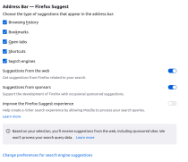 firefox new address bar settings