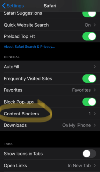 safari firefox settings integration screenshot