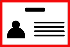 visitor card graphic