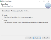 pale moon installation wizard