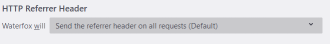 referer config waterfox