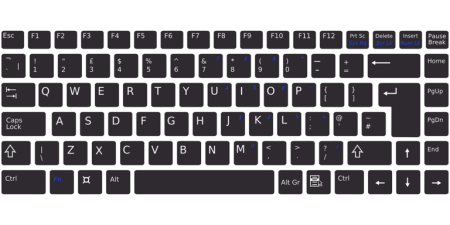 qwerty keyboard icon