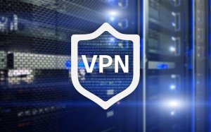 vpn with emblem of shield